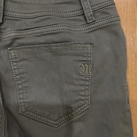 Miss Me Olive Ankle & Cropped Jeans - Picture 6 of 9